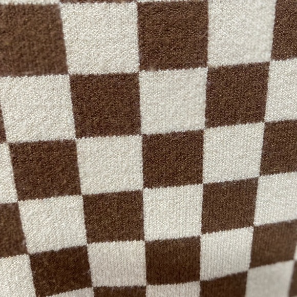 Urban Outfitters Checkered cardigan Sweater, Size Small Willow & wind - Picture 6 of 8